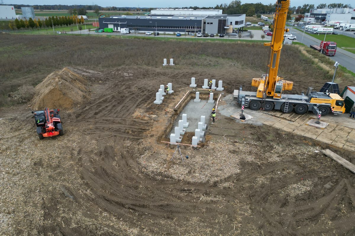Fundamenty pod magazyn BESS